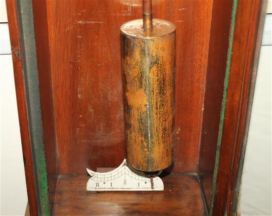 An early 20th century walnut cased Electric Synchronome by F.Hope Jones, H.4ft 9in. W.11.25in.